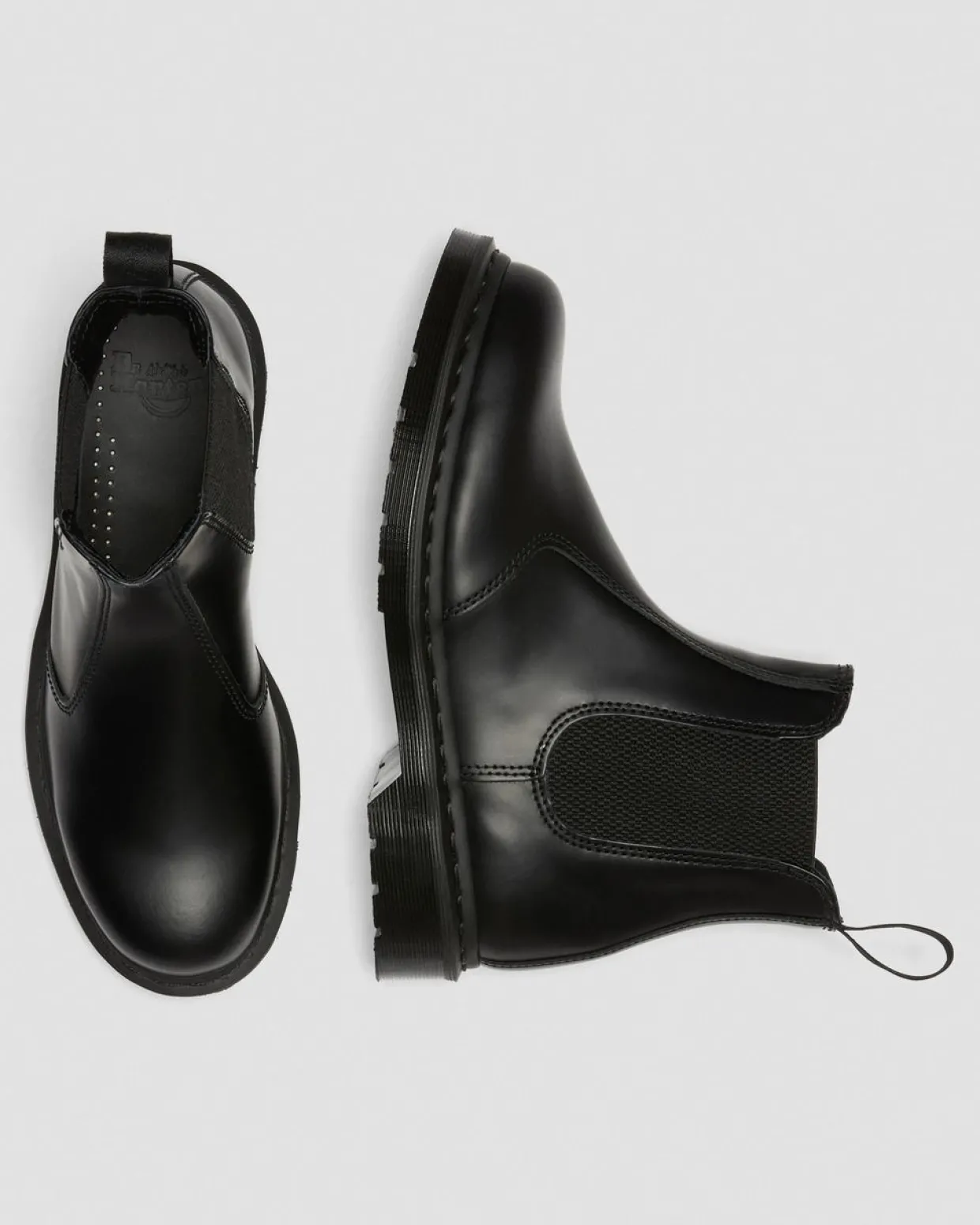 Dr. Martens Chelsea Boots 2976 Mono En Cuir Smooth Noir — Smooth Leather Hot