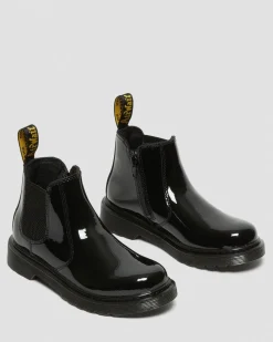 Dr. Martens Chelsea Boots 2976 Vernies Junior Noir — Patent Leather New