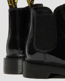Dr. Martens Chelsea Boots 2976 Vernies Junior Noir — Patent Leather New