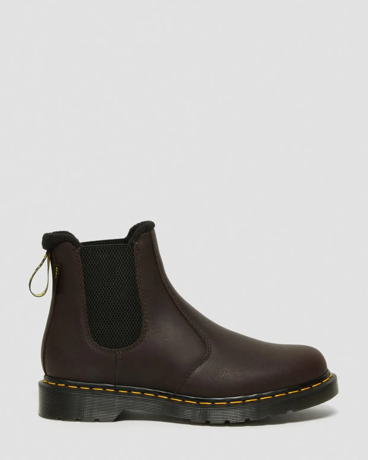 Dr. Martens Chelsea Boots 2976 WarmWair En Cuir Valor WP Marron foncé — Valor Wp Cheap