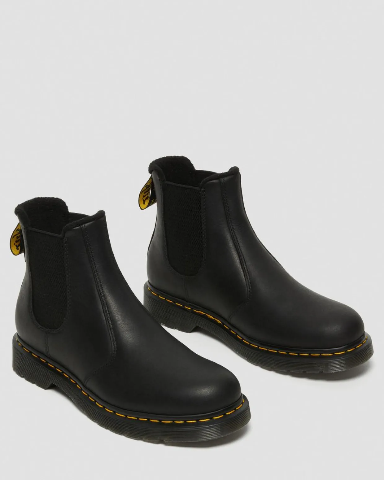 Dr. Martens Chelsea Boots 2976 WarmWair En Cuir Valor WP Noir — Valor Wp Cheap