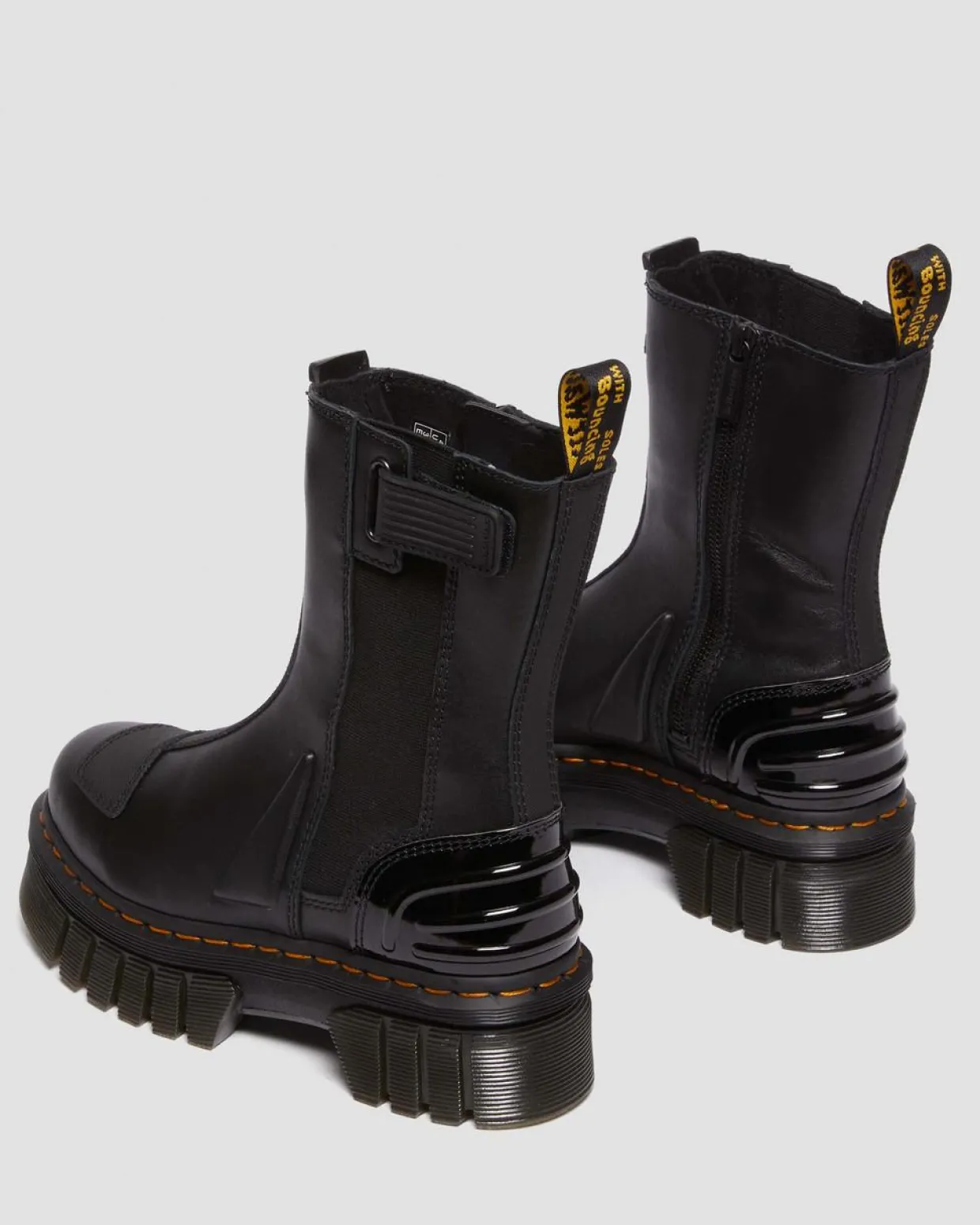 Dr. Martens Chelsea Boots Plateformes Audrick Hi BLACK Discount