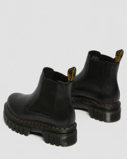 Dr. Martens Chelsea Boots Plateformes Audrick En Cuir Nappa Lux Noir — Nappa Lux Best