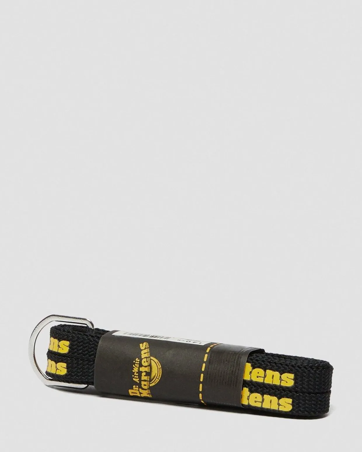 Dr. Martens Lacets Plats 140cm (8-10 œillets) Noir+Jaune — Tetoron Fashion
