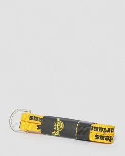Dr. Martens Lacets Plats 140cm (8-10 œillets) Jaune+Noir — Tetoron Hot