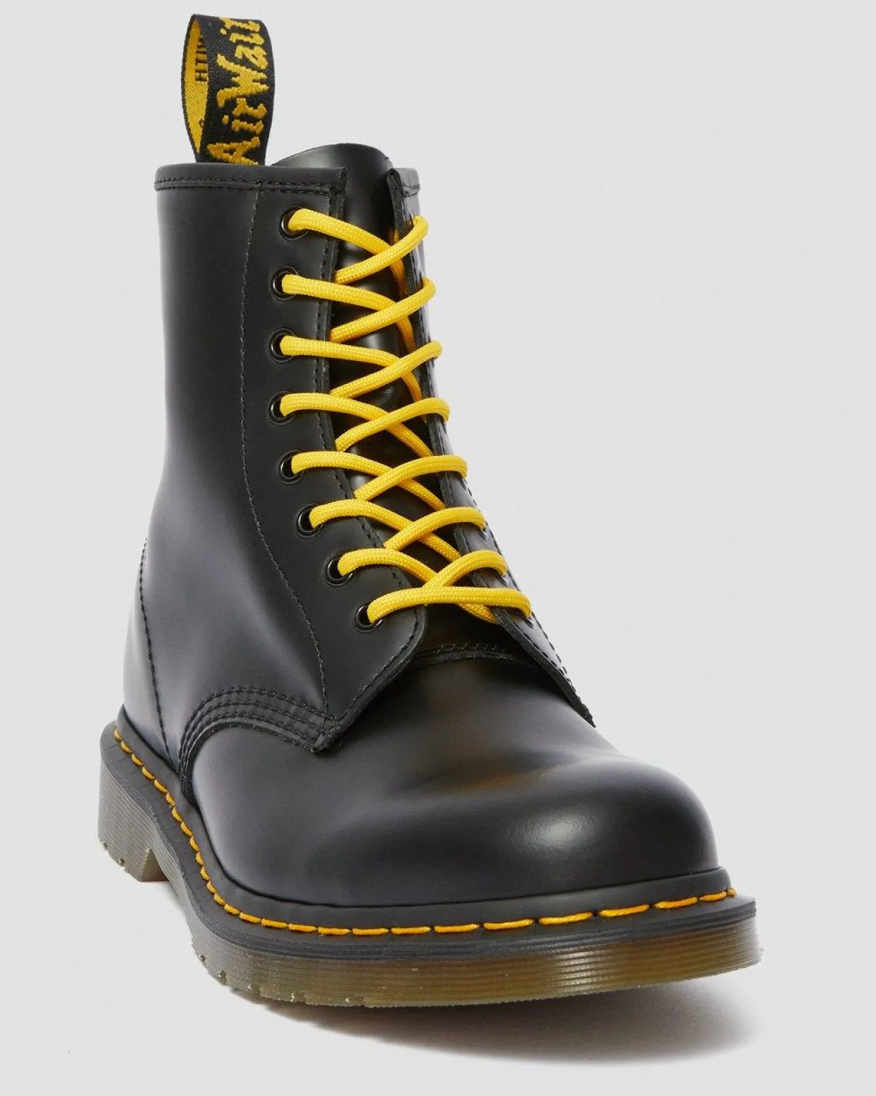 Dr. Martens Lacets Ronds 140 Cm (8-10 œillets) Jaune — Polyester Online