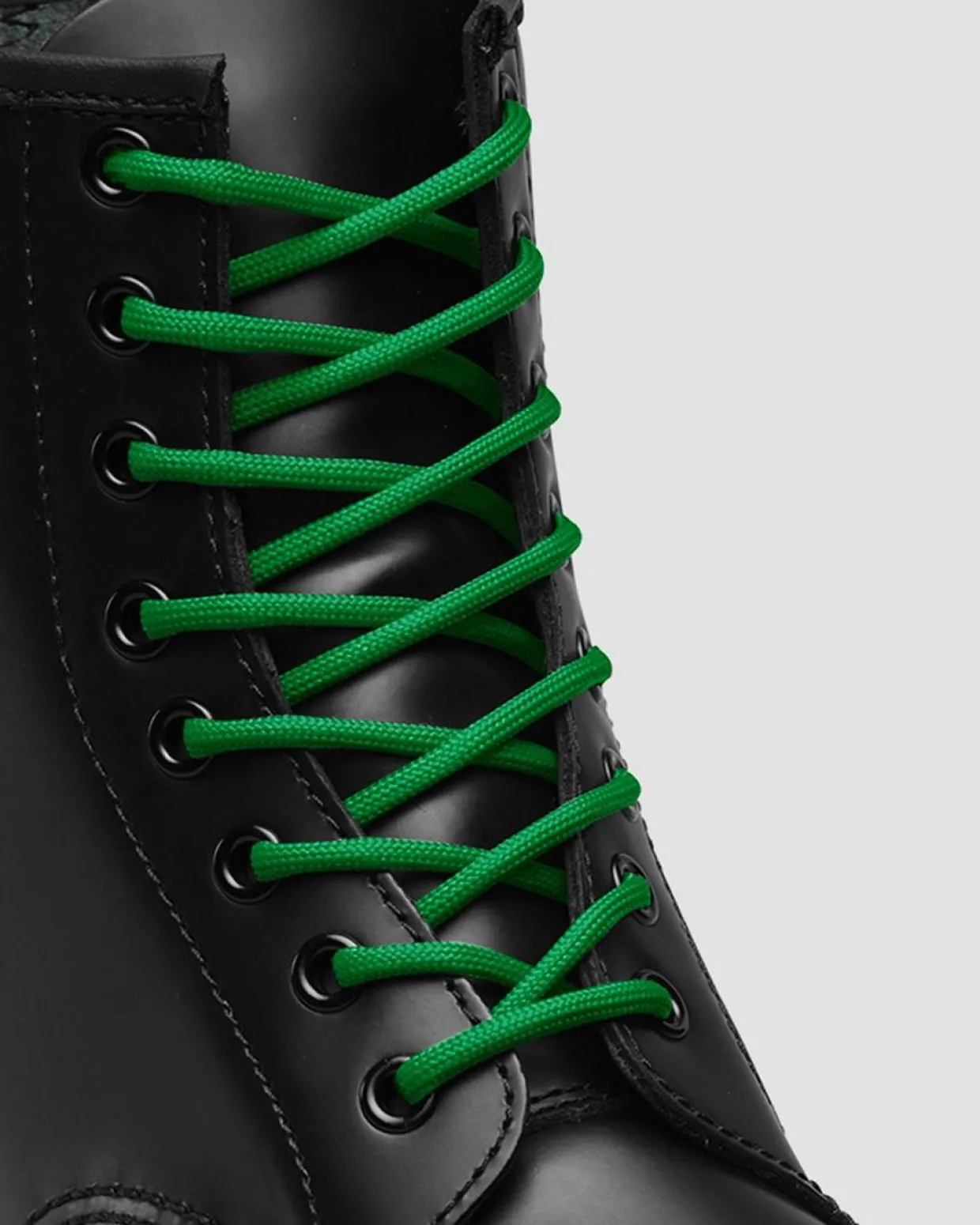 Dr. Martens Lacets Ronds 140 Cm (8-10 œillets) Vert — Polyester Shop
