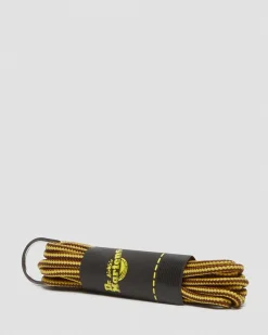 Dr. Martens Lacets Ronds 140 Cm (8-10 œillets) Marron+Jaune — Polyester Clearance