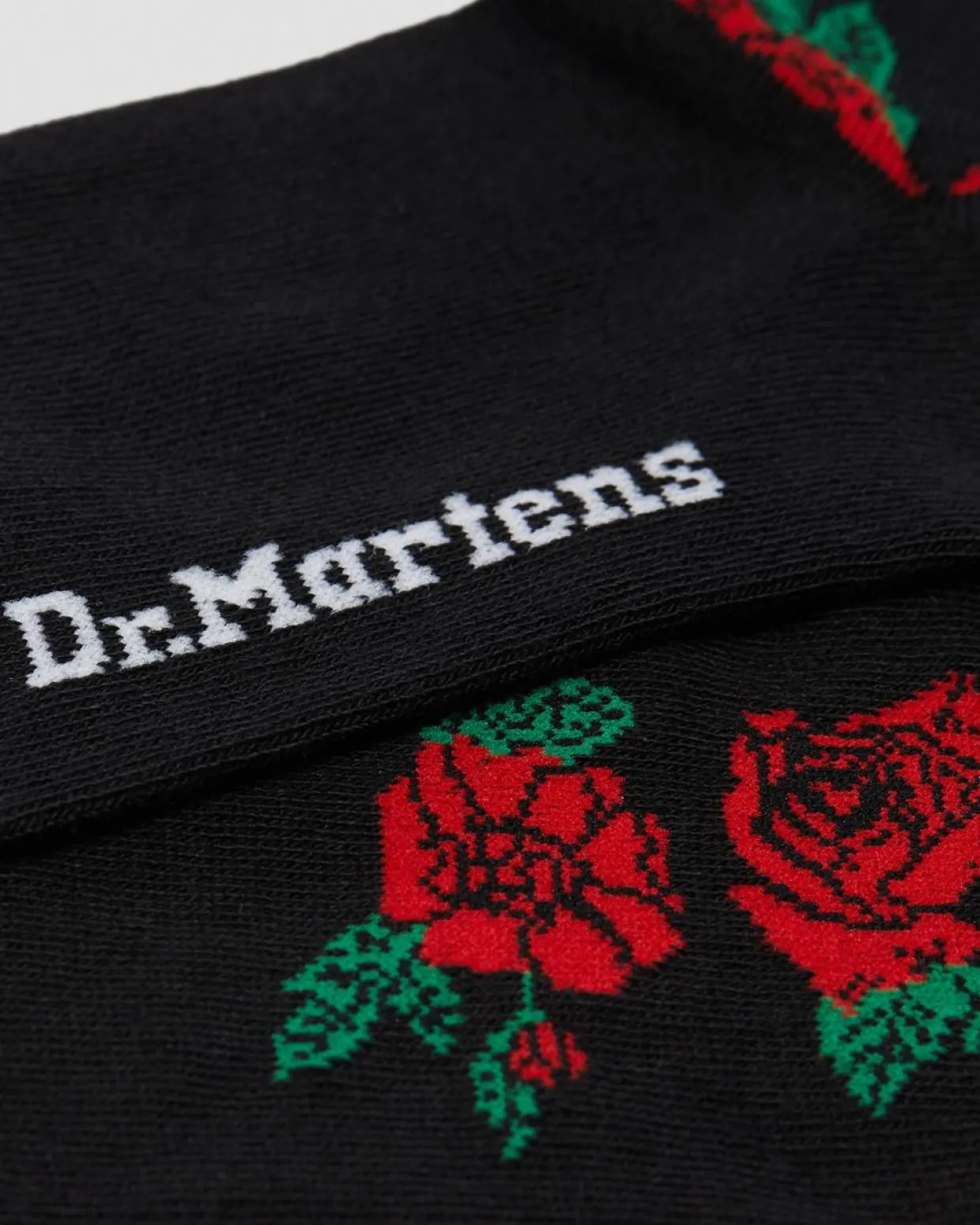 Dr. Martens Lightweight Cotton Blend Socks Noir — Organic Cotton Blend New