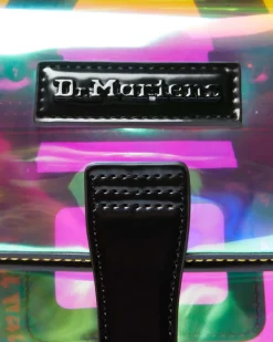Dr. Martens Mini Sac à Dos En PU Irisé Multi+Black — IRIDESCENT TPU+FELIX RUB OFF Clearance