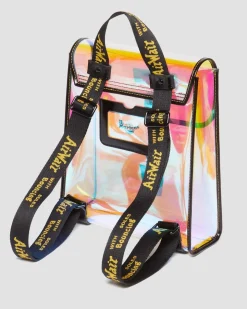 Dr. Martens Mini Sac à Dos En PU Irisé Multi+Black — IRIDESCENT TPU+FELIX RUB OFF Clearance