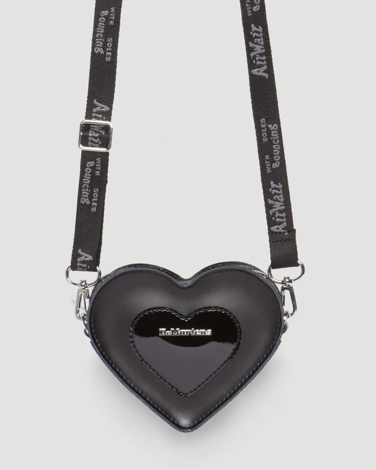 Dr. Martens Mini Sac En Cuir En Forme De Cœur Noir — Kiev+Patent Lamper Online