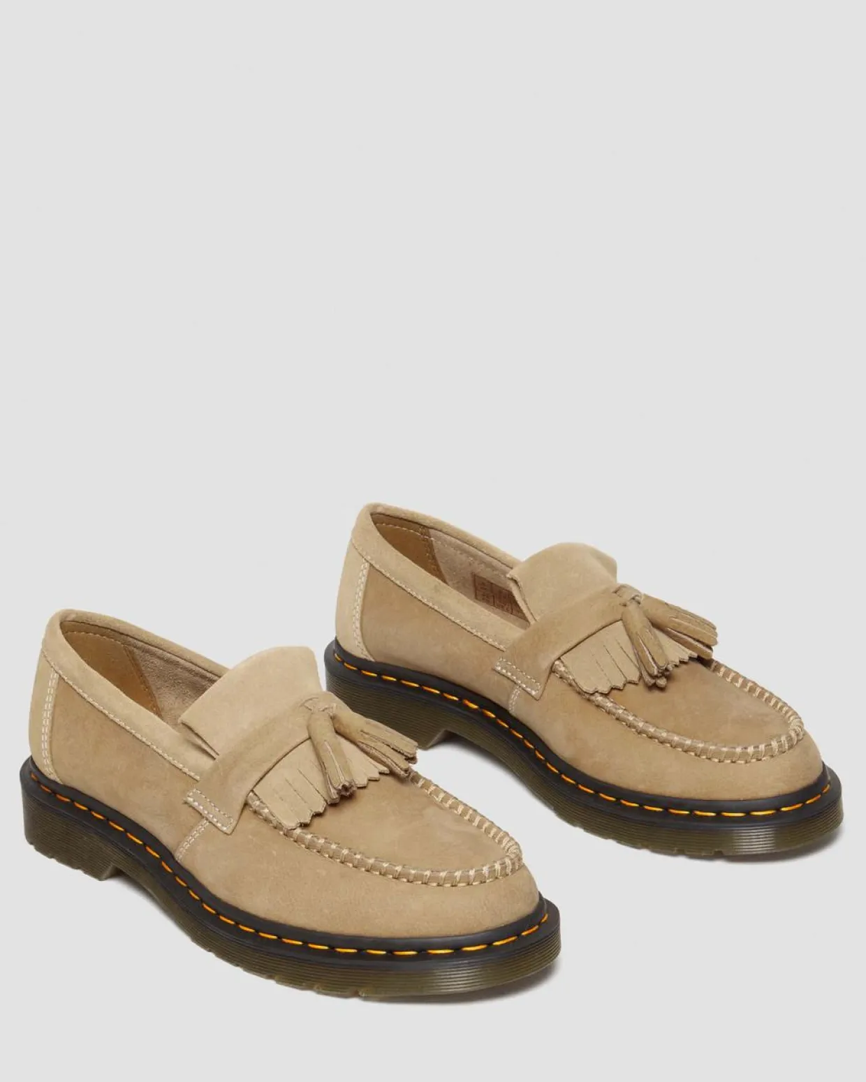 Dr. Martens Mocassins Adrian En Cuir Tumbled Nubuck à Pampilles Savannah Tan — Tumbled Nubuck Cheap