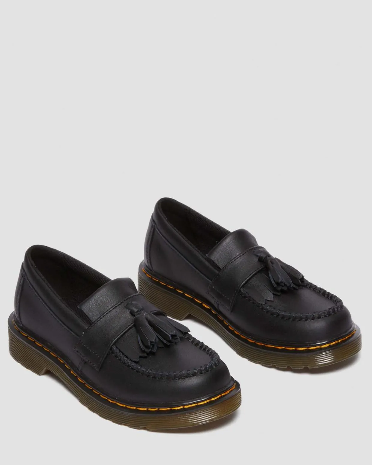 Dr. Martens Mocassins Adrian En Cuir Junior Noir — Softy T Online