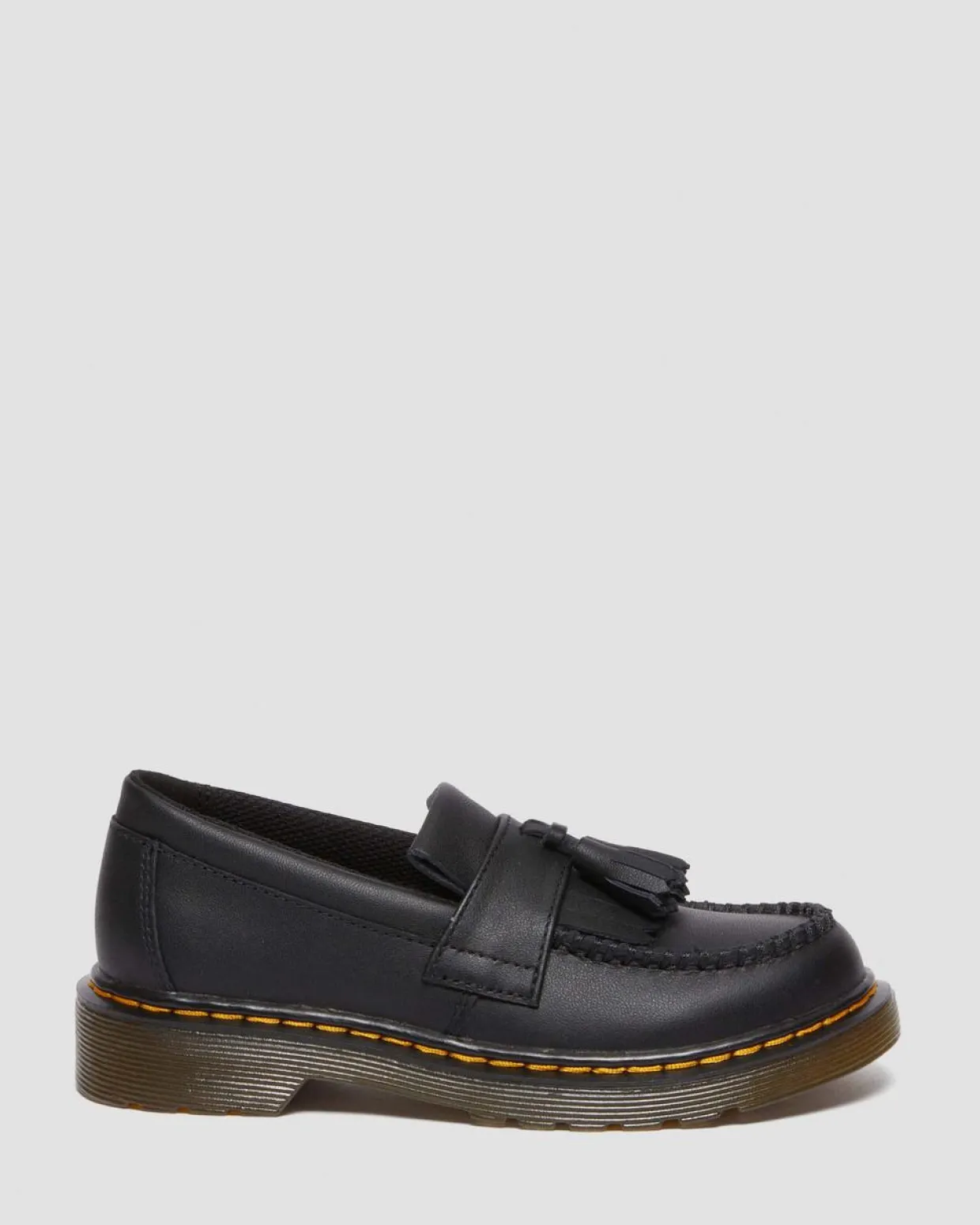 Dr. Martens Mocassins Adrian En Cuir Junior Noir — Softy T Online