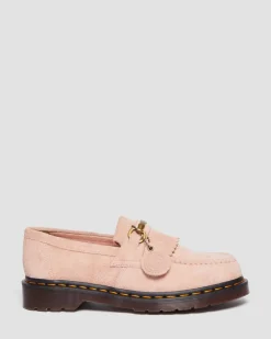 Dr. Martens Mocassins Adrian Snaffle En Daim Desert Oasis Peach Beige — Desert Oasis Suede New