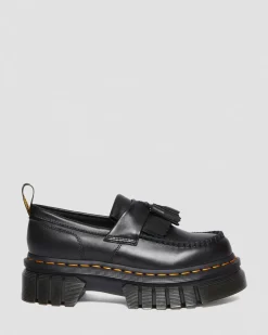 Dr. Martens Mocassins Plateformes Audrick Nappa Lux Noir — Nappa Lux Best