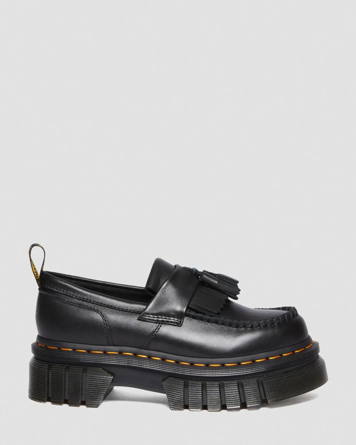 Dr. Martens Mocassins Plateformes Audrick Nappa Lux Noir — Nappa Lux Best