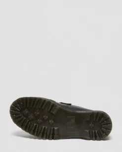 Dr. Martens Mocassins Plateformes Quad Adrian En Cuir à Pampilles Noir — Smooth Leather Cheap