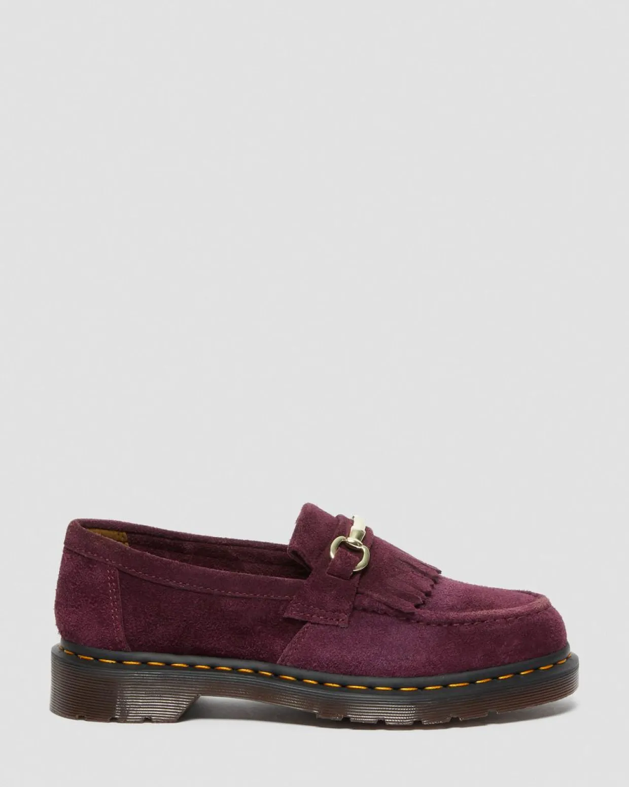 Dr. Martens Mocassins Snaffle En Daim Plum — Desert Oasis Suede New
