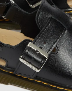 Dr. Martens Mules En Cuir Jorgie Junior Noir — T Lamper Hot