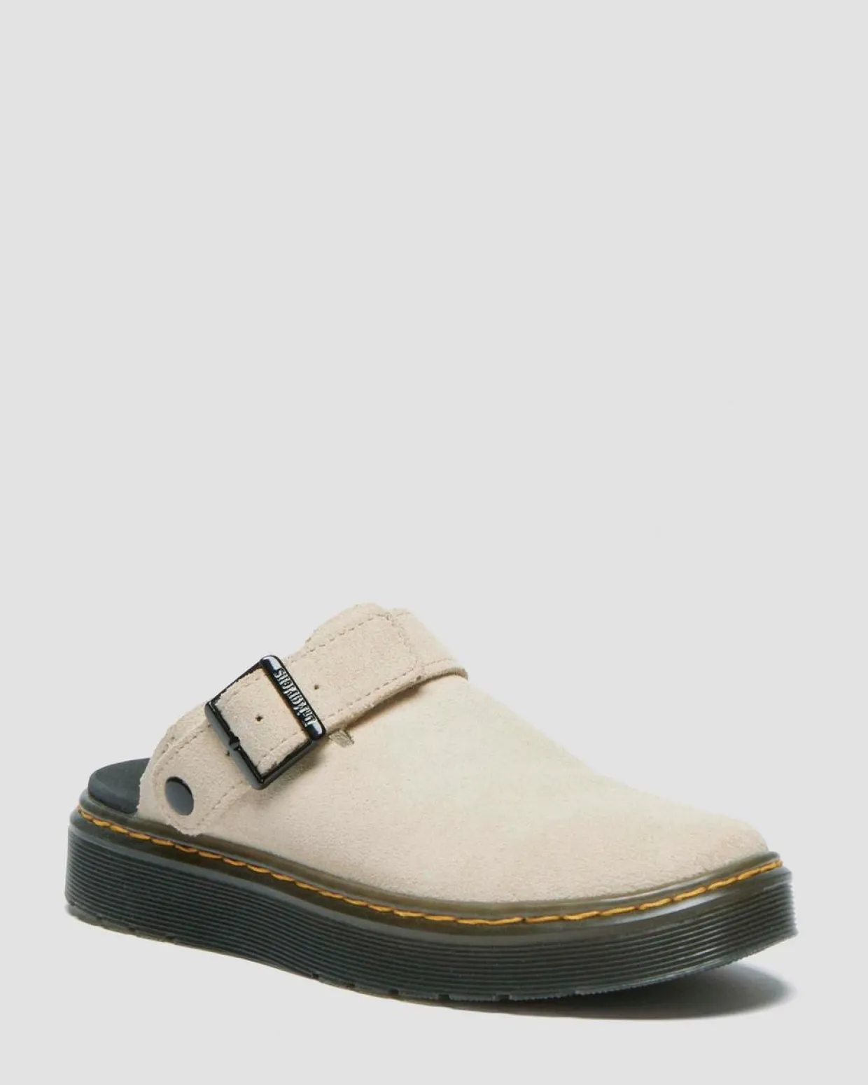 Dr. Martens Mules En Daim Carlson Sable — E.H.Suede Cheap