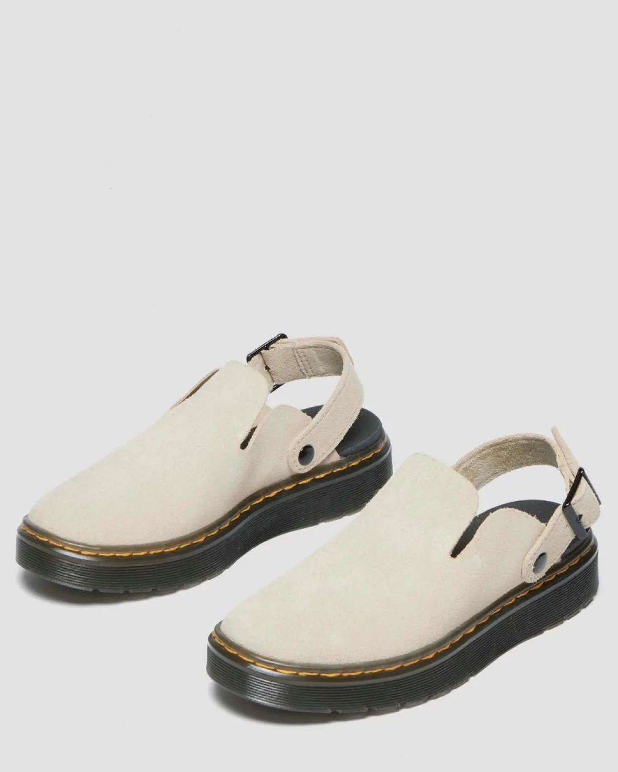 Dr. Martens Mules En Daim Carlson Sable — E.H.Suede Cheap