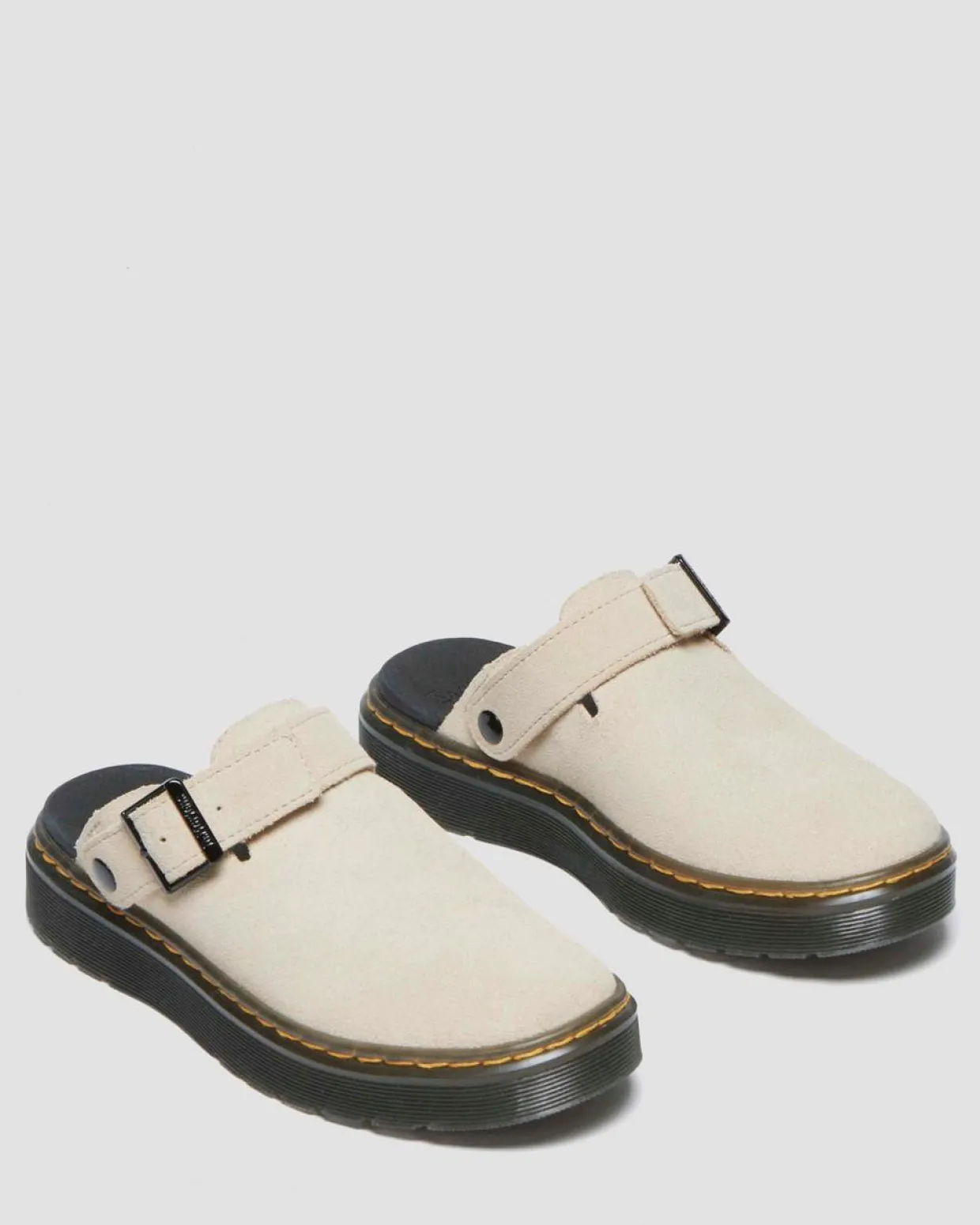 Dr. Martens Mules En Daim Carlson Sable — E.H.Suede Cheap