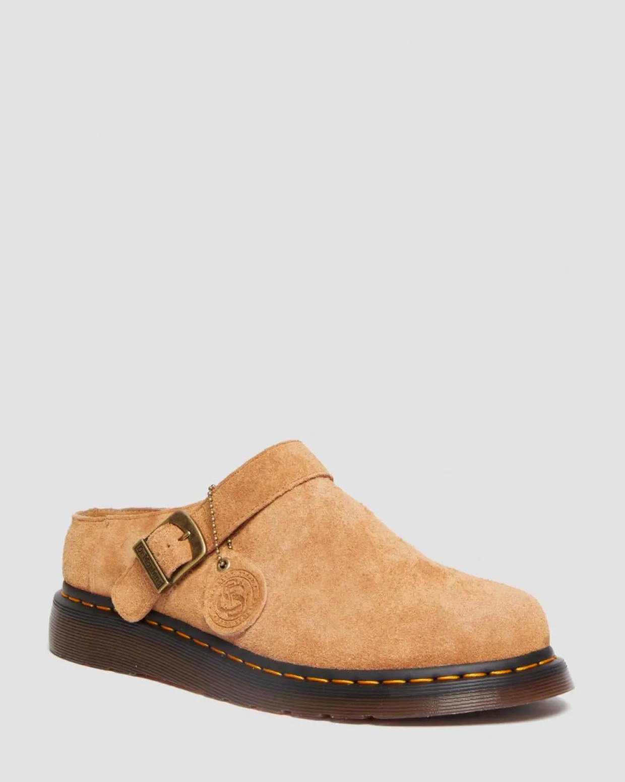 Dr. Martens Mules Isham En Daim Desert Oasis Sable+Camel — Desert Oasis Suede Best