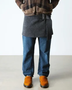 Dr. Martens Mules Isham En Daim Et Fourrure Synthétique PECAN BROWN — Long Napped Suede Flash Sale