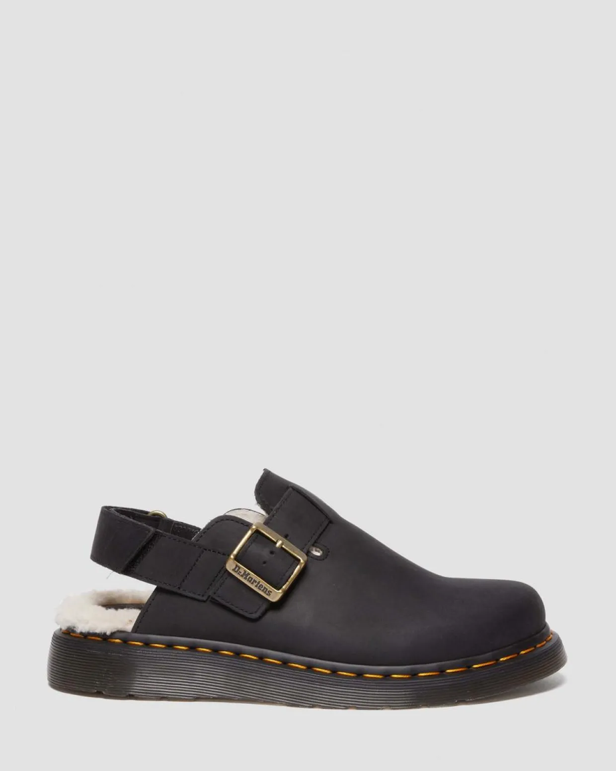 Dr. Martens Mules Jorge II En Fourrure Synthétique BLACK — Archive Pull Up Cheap