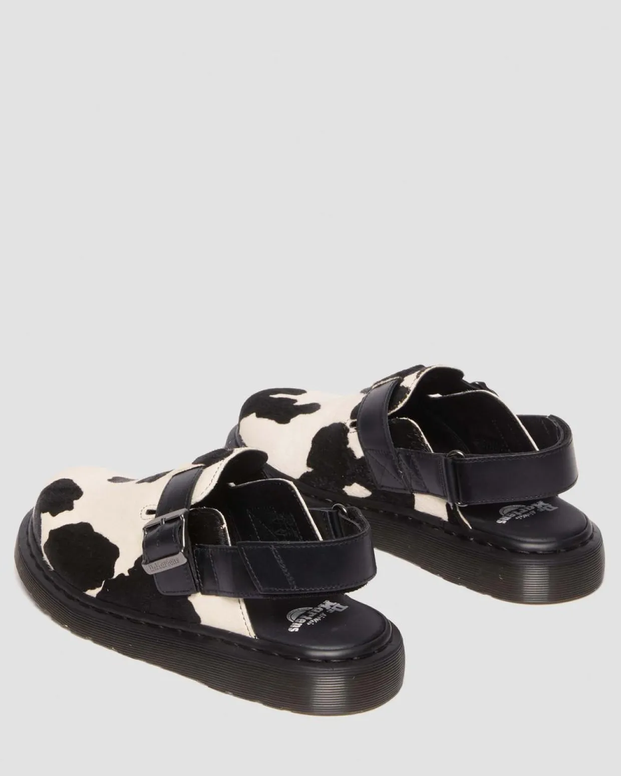 Dr. Martens Mules Jorge II En Hair-On à Bridess BLACK+WHITE — Hair On + Atlas Flash Sale