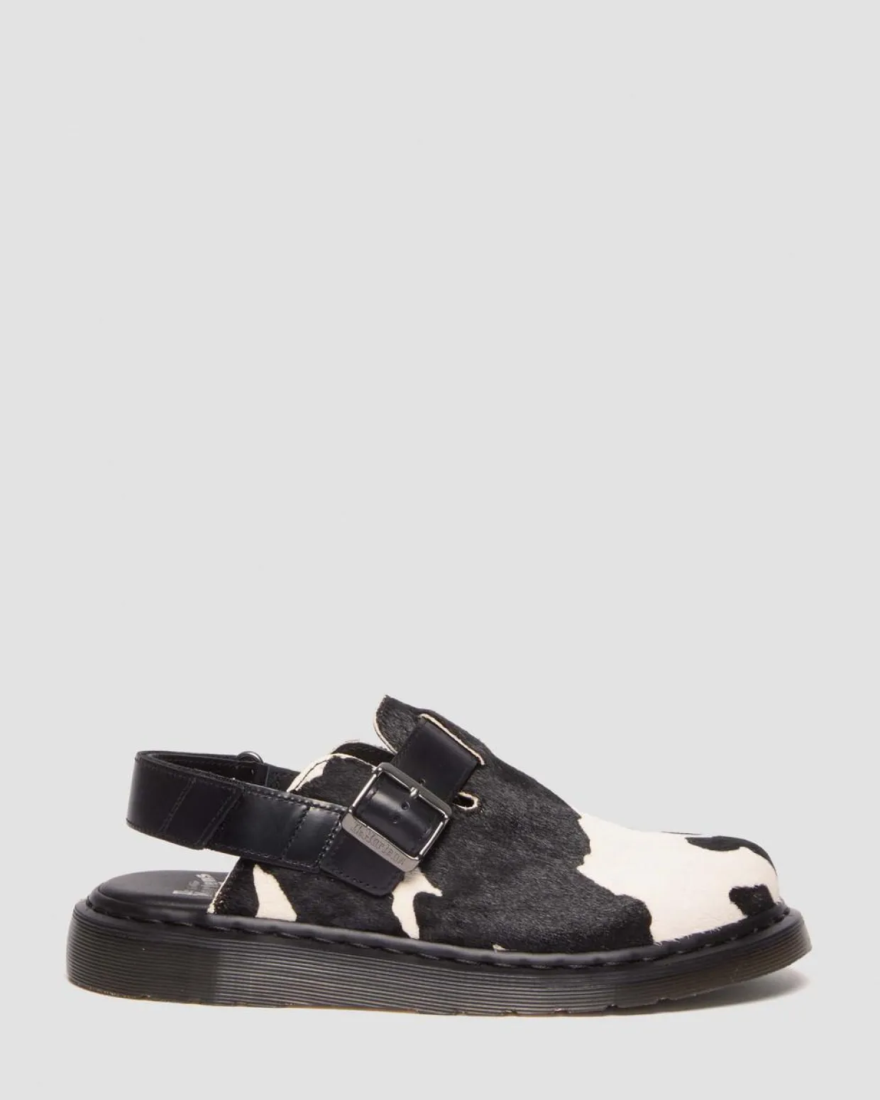 Dr. Martens Mules Jorge II En Hair-On à Bridess BLACK+WHITE — Hair On + Atlas Flash Sale