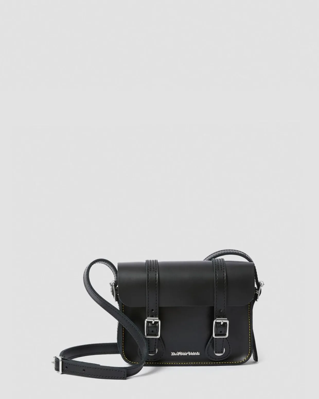 Dr. Martens Sac Bandoulière En Cuir 18 Cm Noir — Smooth Leather Cheap