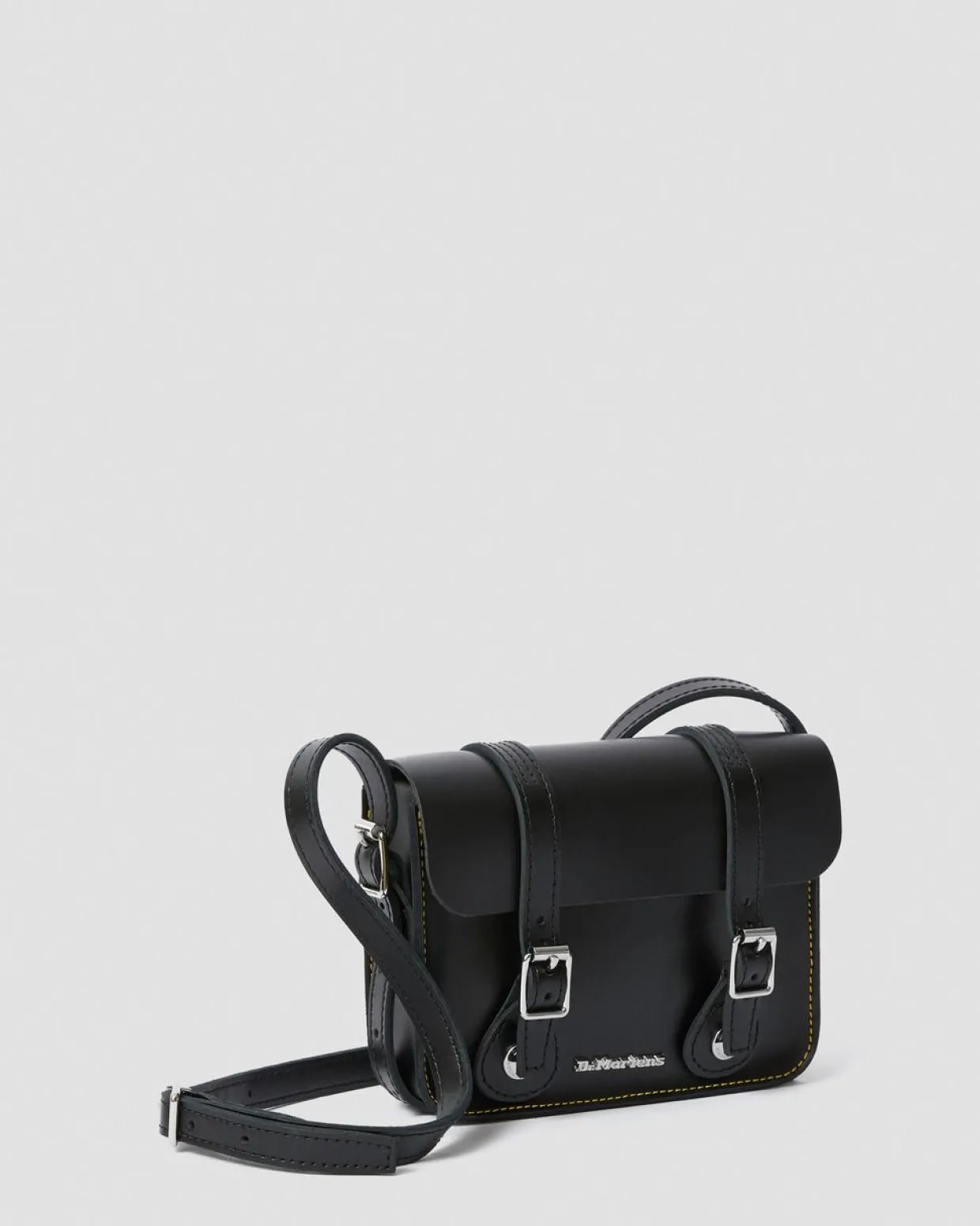 Dr. Martens Sac Bandoulière En Cuir 18 Cm Noir — Smooth Leather Cheap