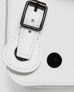 Dr. Martens Sac Bandoulière En Cuir 18 Cm Blanc — Smooth Leather Hot