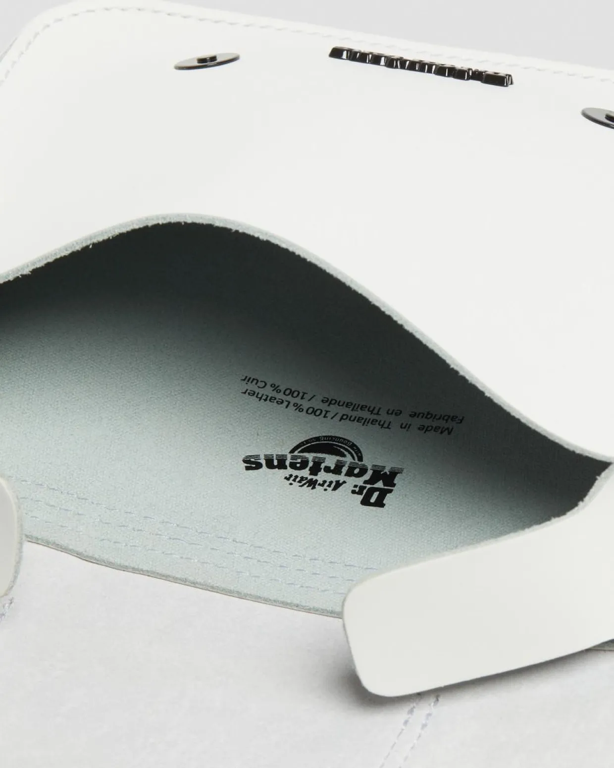 Dr. Martens Sac Bandoulière En Cuir 18 Cm Blanc — Smooth Leather Hot