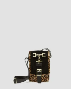 Dr. Martens Sac Bandoulière Vertical En Hair-On à Imprimé Léopard Black — Desert Oasis Suede+Archive Leopard Hair On+Kiev Flash Sale