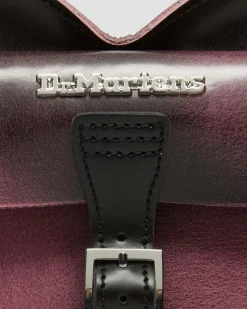 Dr. Martens Sac En Cuir Effet Vieilli En Forme De Cœur Black+Fondant Pink — Arcadia Shop