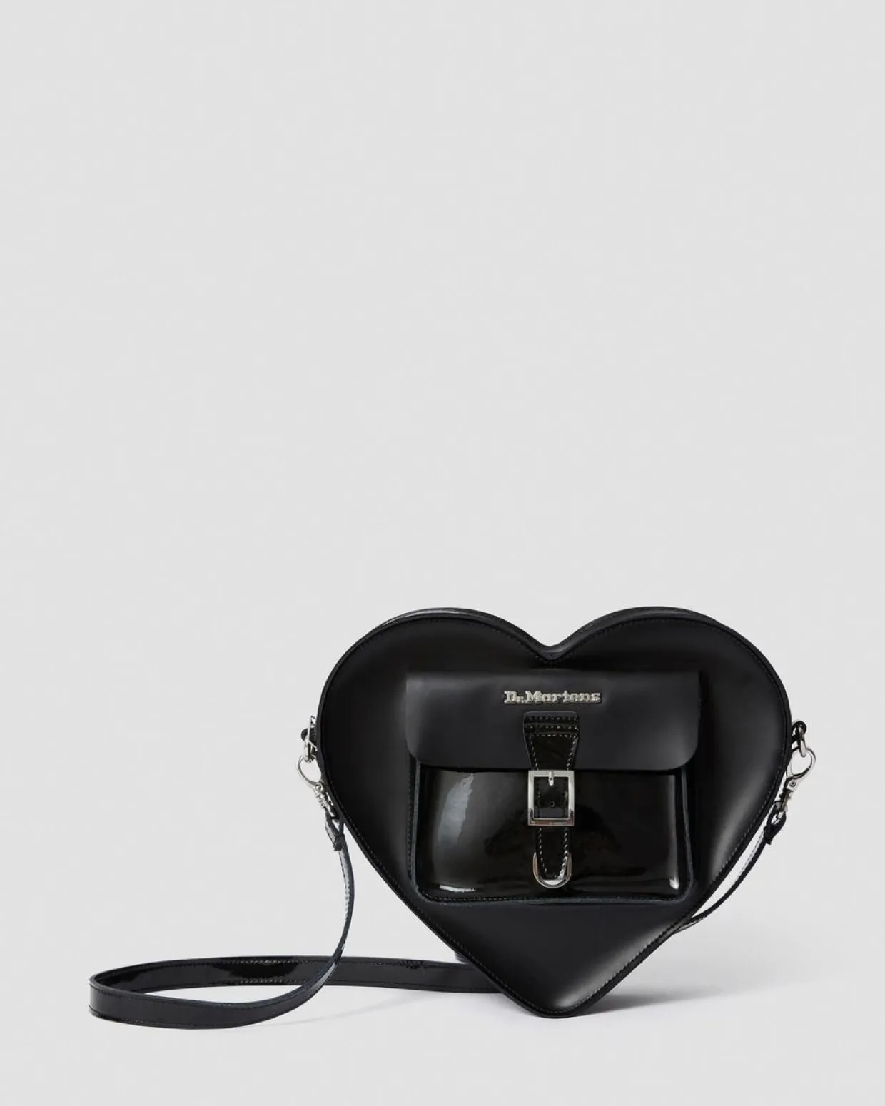 Dr. Martens Sac En Cuir En Forme De Cœur Noir — Kiev Best Sale