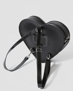Dr. Martens Sac En Cuir En Forme De Cœur Noir — Kiev Best Sale