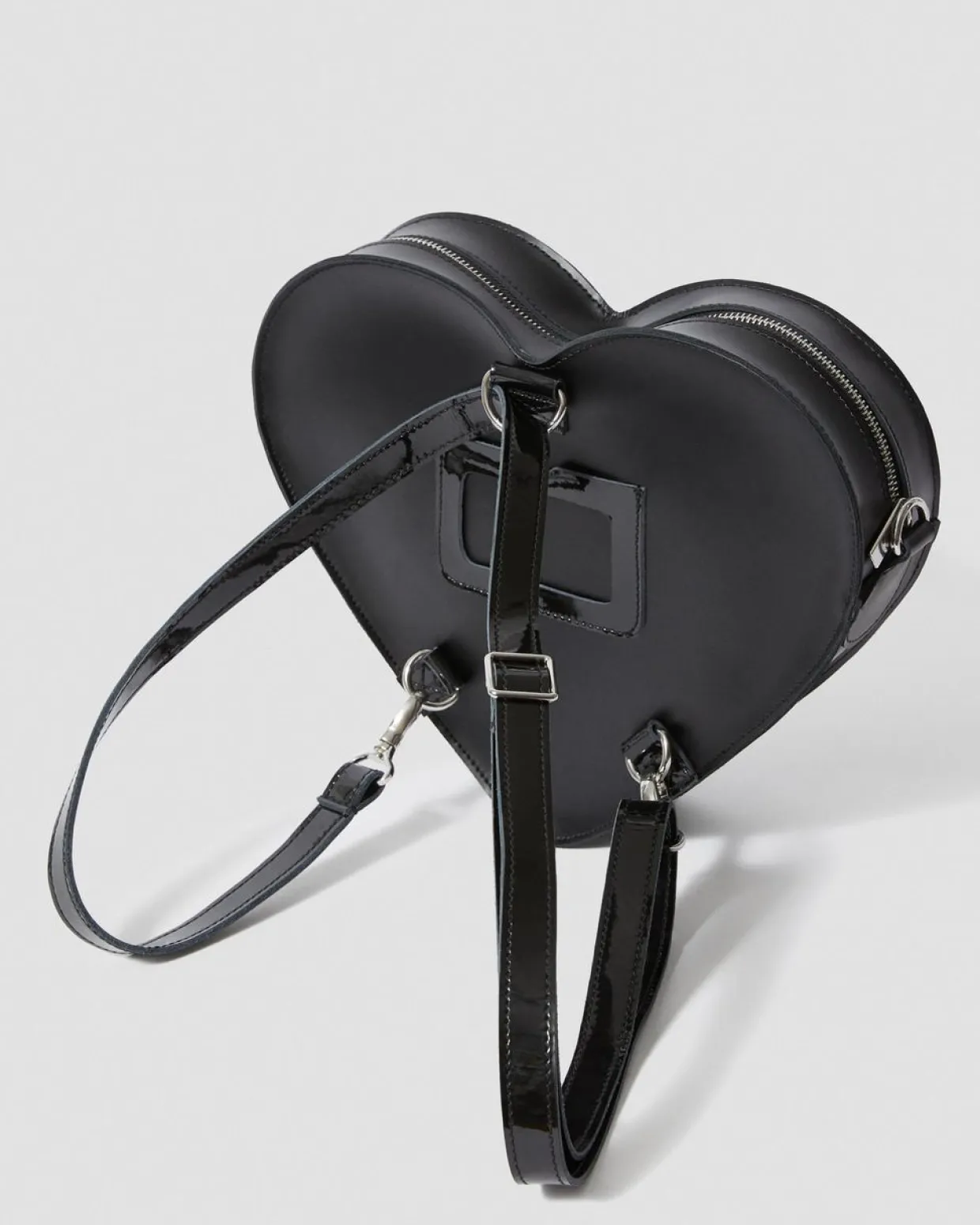 Dr. Martens Sac En Cuir En Forme De Cœur Noir — Kiev Best Sale