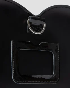 Dr. Martens Sac En Cuir En Forme De Cœur Noir — Kiev Best Sale