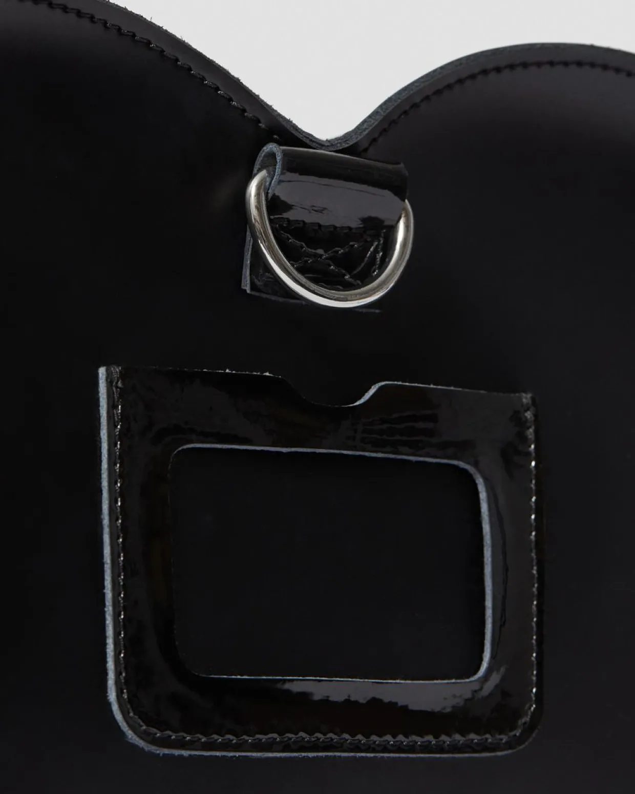 Dr. Martens Sac En Cuir En Forme De Cœur Noir — Kiev Best Sale