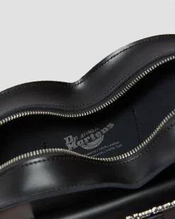 Dr. Martens Sac En Cuir En Forme De Cœur Noir — Kiev Best Sale
