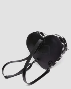 Dr. Martens Sac En Forme De Cœur En Imprimé Vache BLACK+WHITE — Cow Print + Kiev Fashion