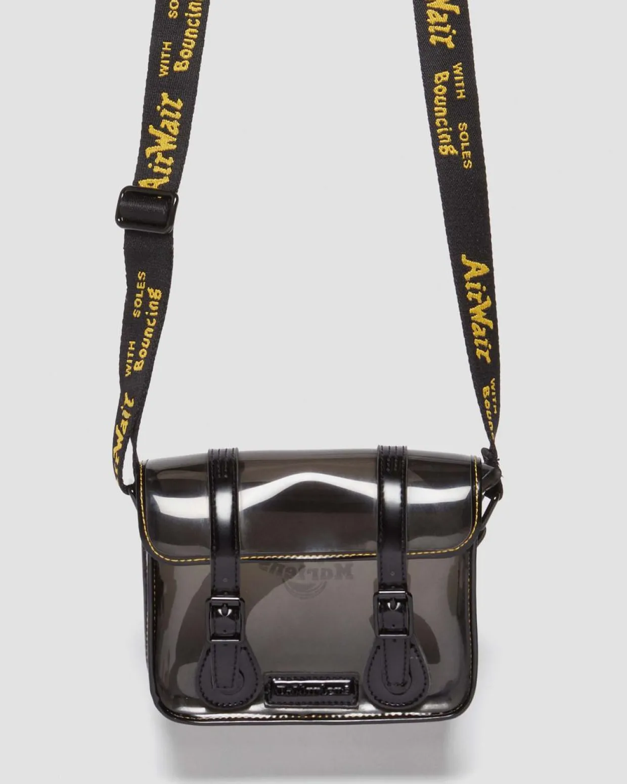 Dr. Martens Sacoche En PU Transparent 18 Cm Black — IRIDESCENT TPU+FELIX RUB OFF Cheap