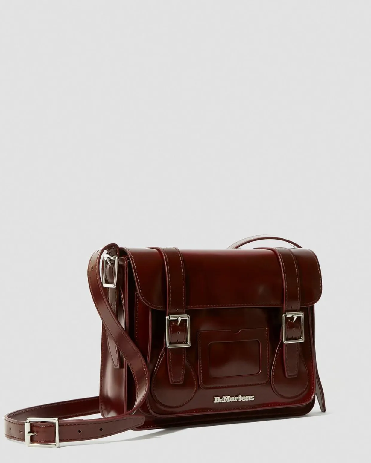 Dr. Martens Sacoche Vegan 28 Cm Rouge Cherry Red — Oxford Rub Off Discount
