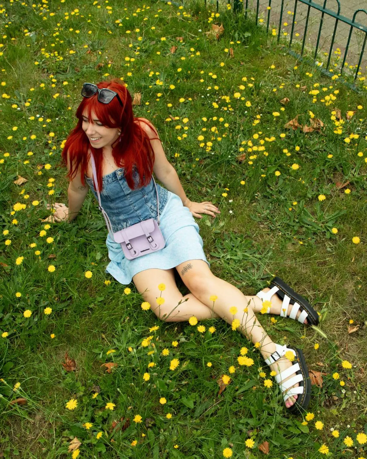 Dr. Martens Sandales Blaire En Cuir Hydro à Brides Blanc — Hydro Leather Cheap
