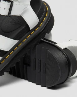 Dr. Martens Sandales Blaire En Cuir Hydro à Brides Blanc — Hydro Leather Cheap